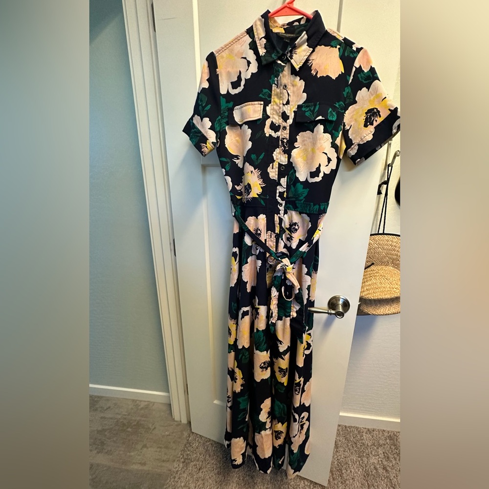 Banana Republic floral maxi